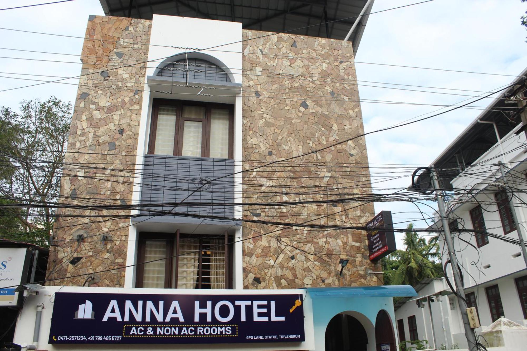 Anna Hotel Thiruvananthapuram Exterior foto